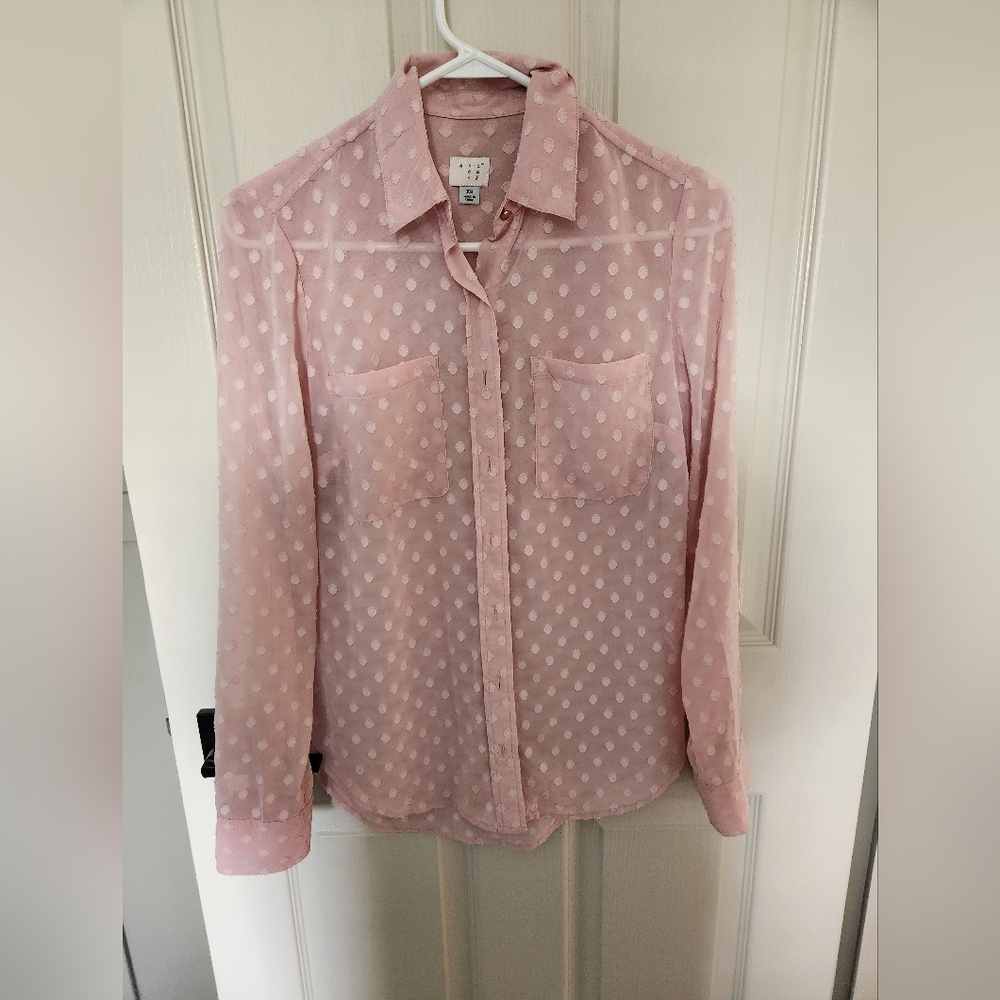 Sheer blouse